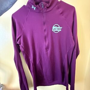 Under Armour Burgundy Half-Zip Pullover